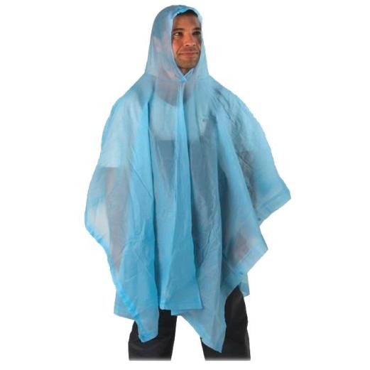 Poncho Bil-vex para Lluvia de Pvc Celeste - Precio Referencial - Imagen 2
