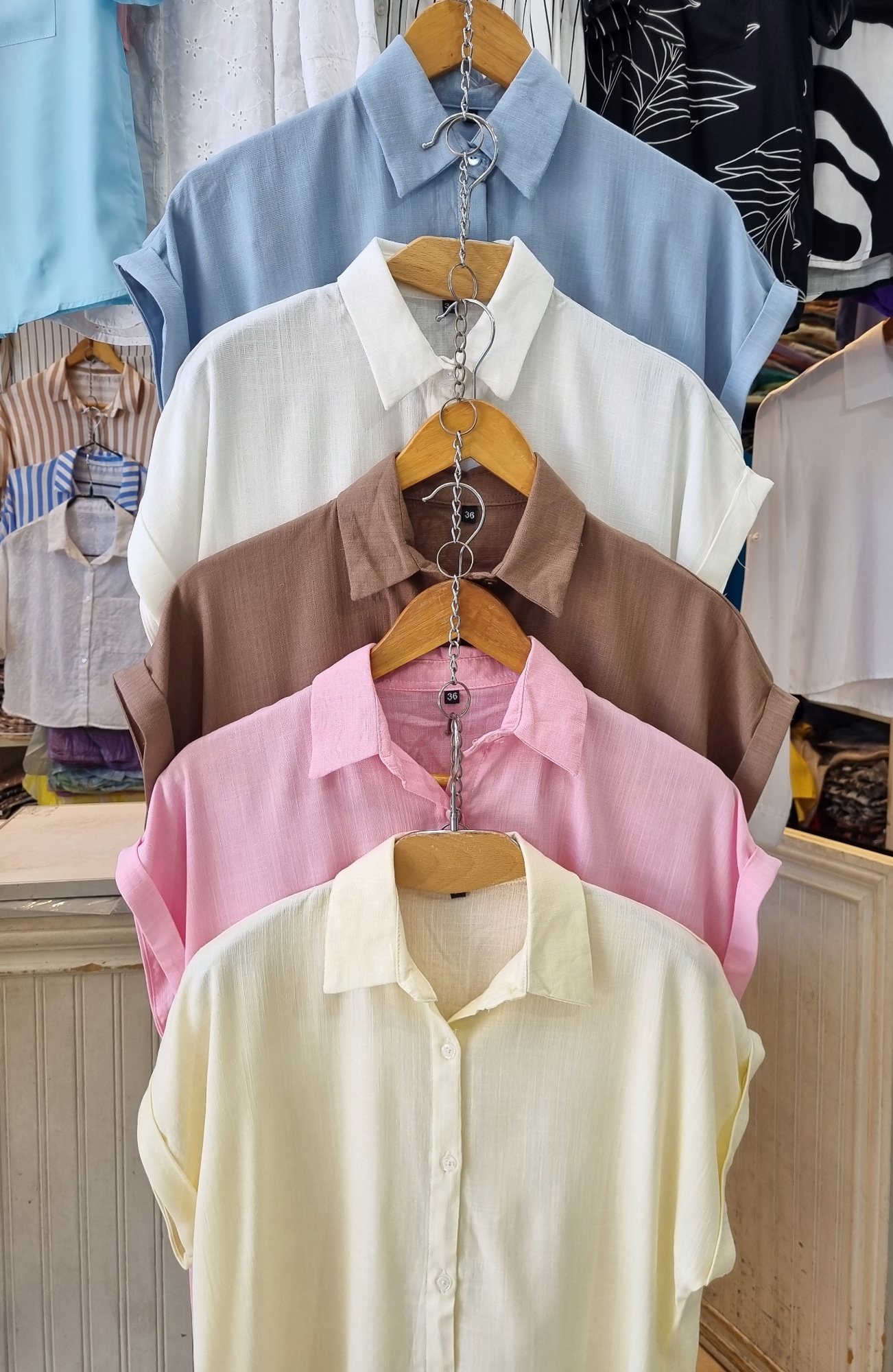 Camisa Manga Corta de Lino - Imagen 2