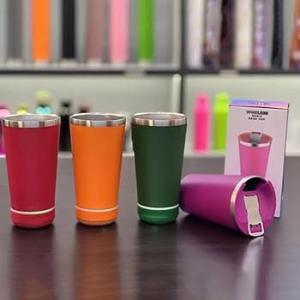 Vaso Termico Led Bt C/parlante 473ml (sin Marca)