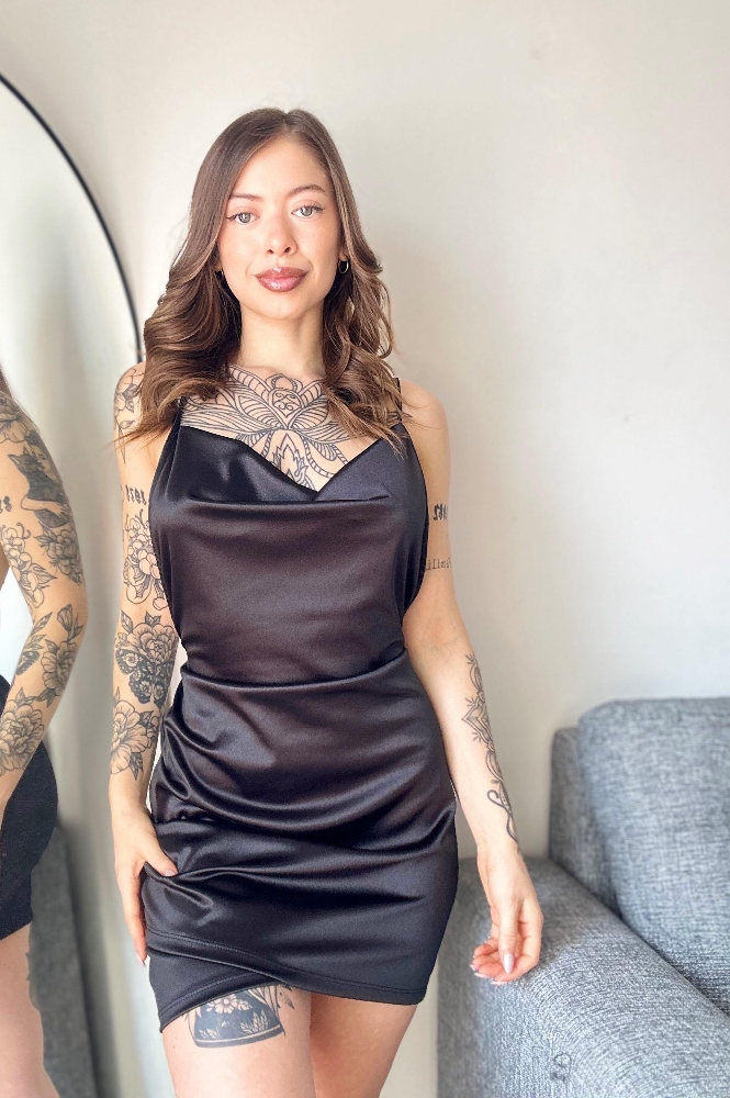 Vestido Clásico Saten - Imagen 2