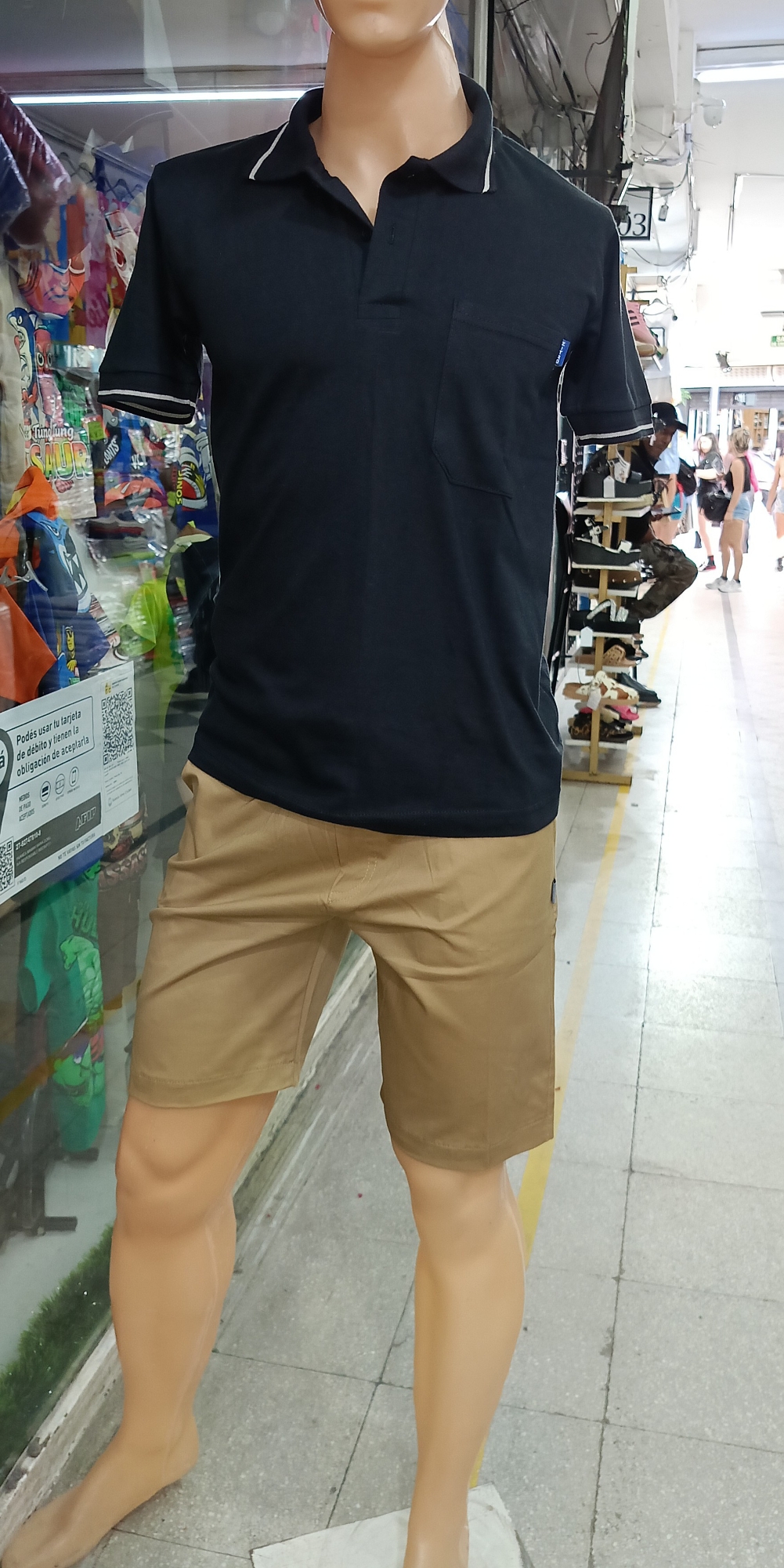 Bermuda Corte Chino Gabardina - Imagen 4