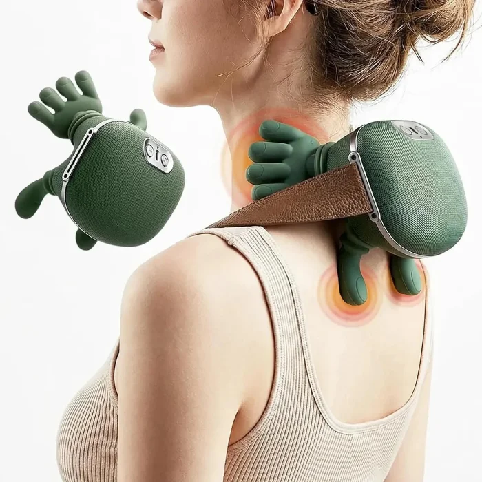 Masajeador Cervical Portátil con Calor Manitos