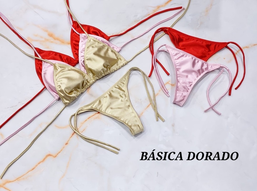 Bikinis Básicas Dorado - Imagen 2
