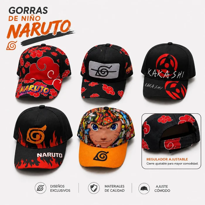 Gorras Niño Naruto
