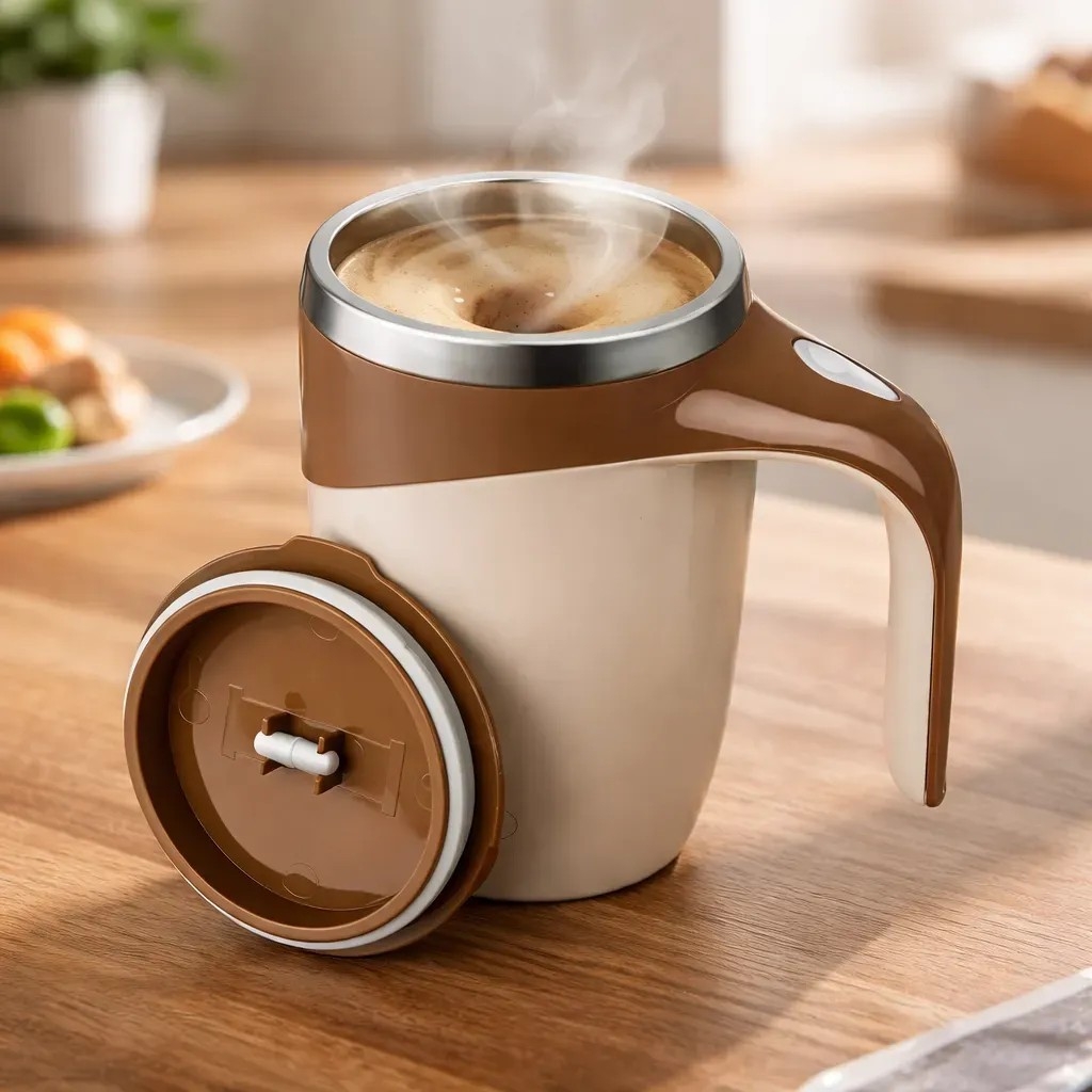 Taza Cafe Mezcladora - Batidora 380ml - Imagen 2