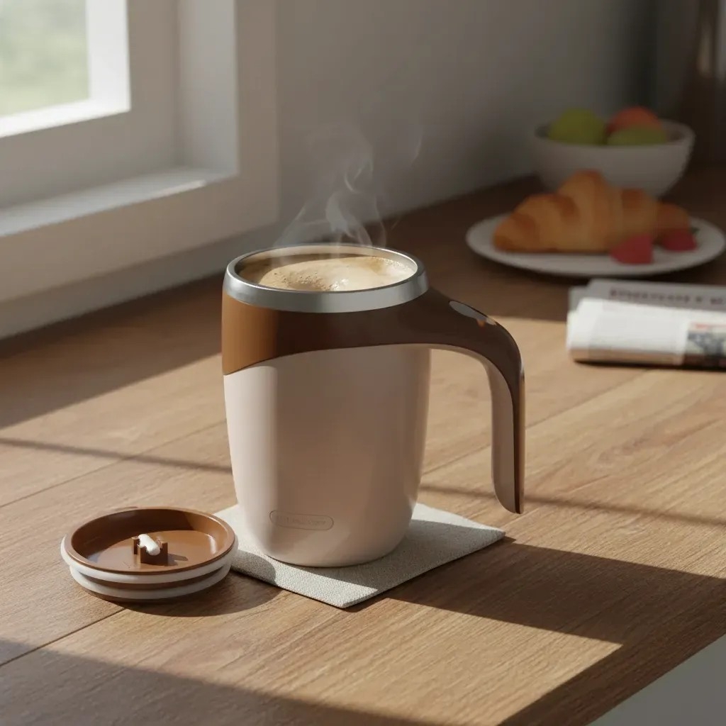 Taza Cafe Mezcladora - Batidora 380ml - Imagen 5