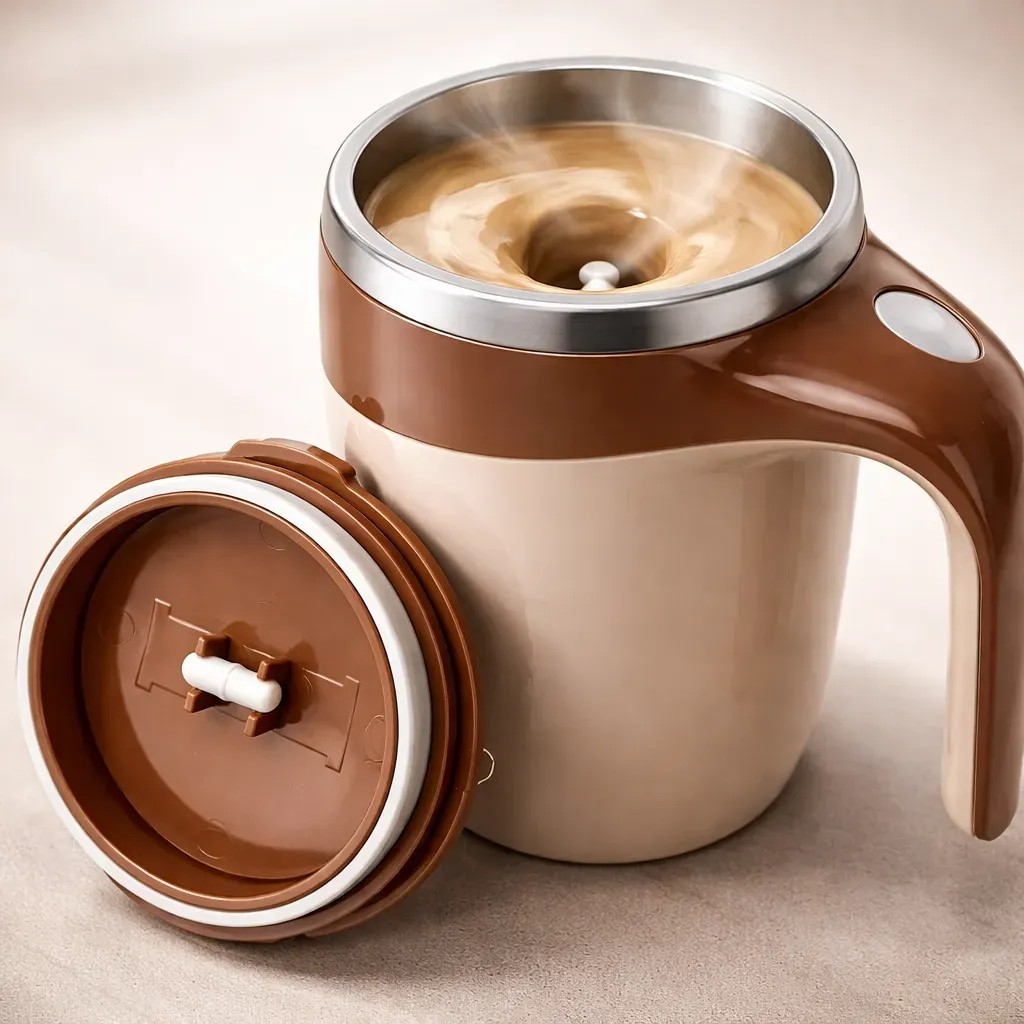 Taza Cafe Mezcladora - Batidora 380ml - Imagen 7