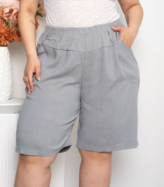 Bermuda de Lino Spandex Talles Especiales - Imagen 2