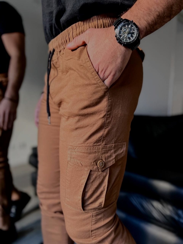 Jogger Cargo de Gabardina Elastizado (gabardina) - Imagen 2
