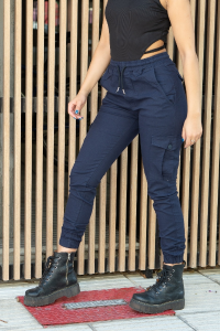 Jogger Cargó de Dama Elastizado (gabardina) - Miniatura 2