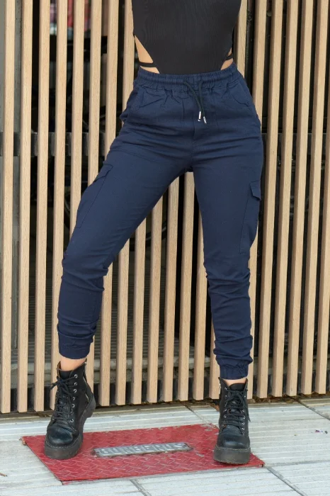 Jogger Cargó de Dama Elastizado (gabardina)