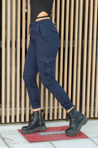 Jogger Cargó de Dama Elastizado (gabardina) - Miniatura 5