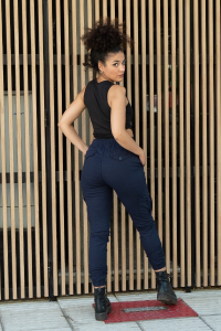 Jogger Cargó de Dama Elastizado (gabardina) - Miniatura 6