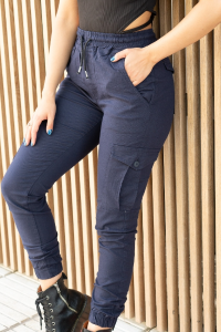 Jogger Cargó de Dama Elastizado (gabardina) - Miniatura 7