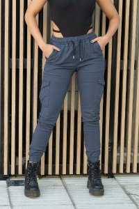 Jogger Cargó de Dama Elastizado (gabardina) - Miniatura 6