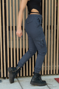 Jogger Cargó de Dama Elastizado (gabardina) - Miniatura 7