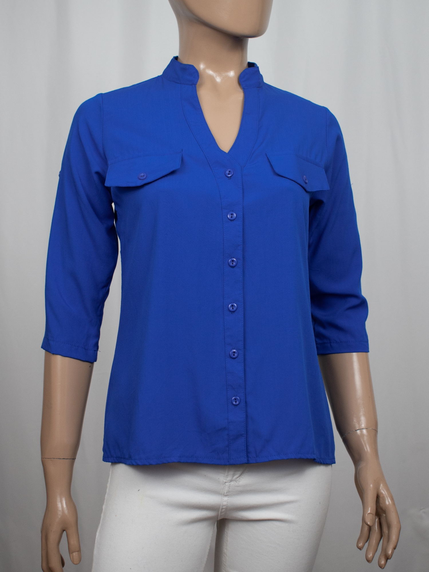 Camisa Cuello Mao Lisa - Imagen 3