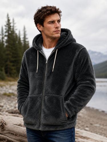 Campera Patagónica de Peluche con Polar por Adentro