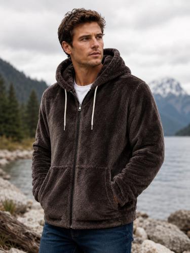 Campera Patagónica de Peluche con Polar por Adentro - Miniatura 2