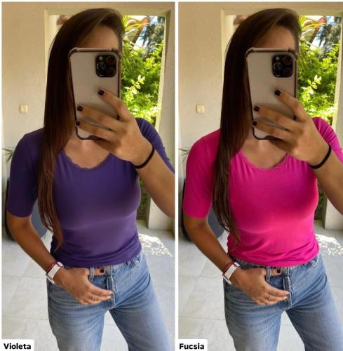 Promo Remera Puntilla