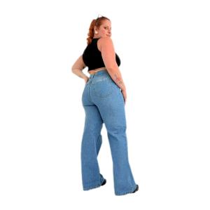 Jean Wide Especial Celeste Dama - Miniatura 3