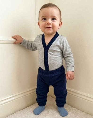 Art. 448- Body Cardigan, Jersey 100%  Algodón Peinado