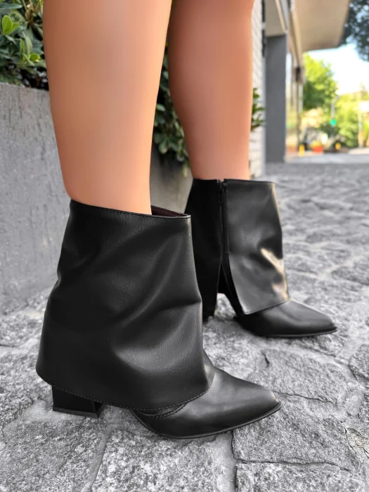 Art 1400 Negro Botas Caña Corta