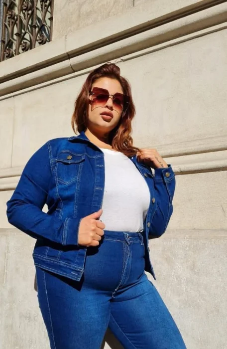Campera Jeans Azul Especial
