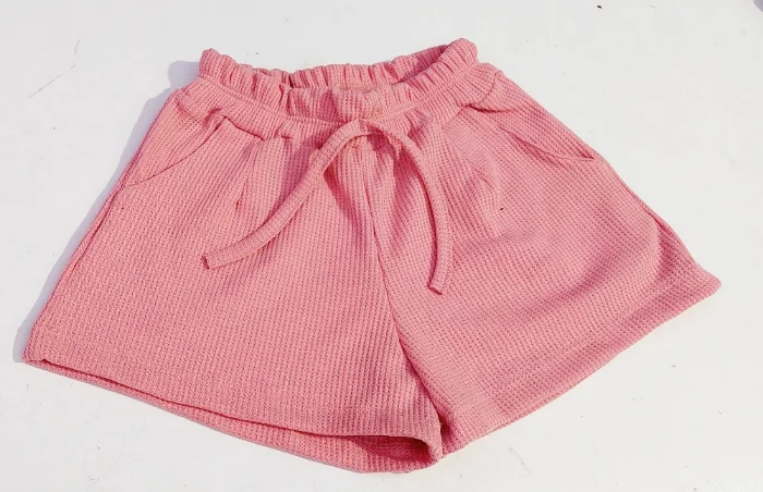 Shorts de Wafle con Bolcillos