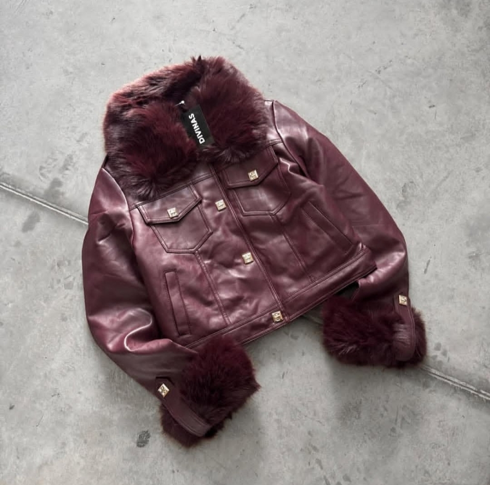 Gamulan Yd Importado Negro Bordo Blanco Campera Tendencia la Tienda de Yuyu - Imagen 2