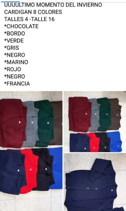 Cardigan de Lana