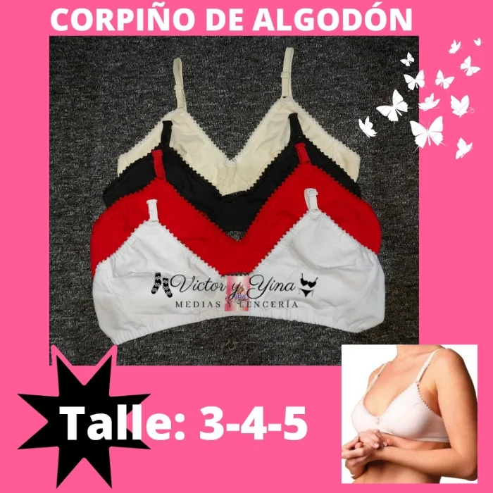 Corpiño de Algodón -sra