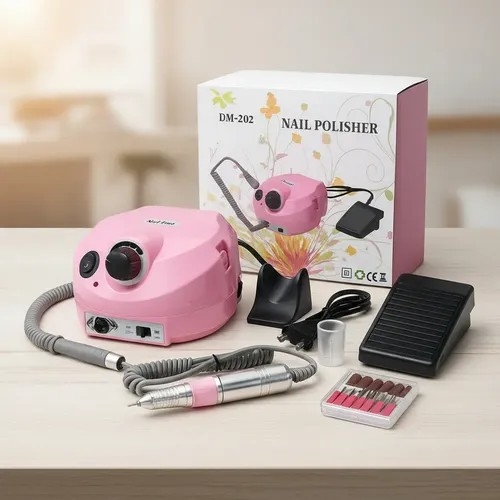 Set Torno Manicura Profesional Motor Bivolt de 3000 Rpm - Imagen 2