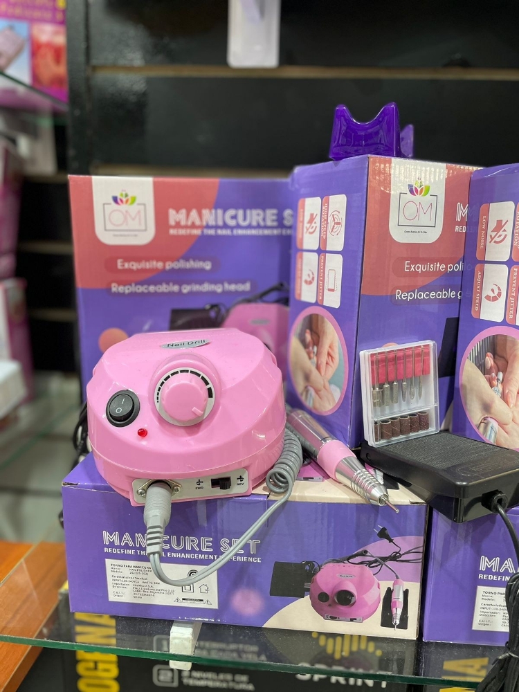 Set Torno Manicura Profesional Motor Bivolt de 3000 Rpm - Imagen 6