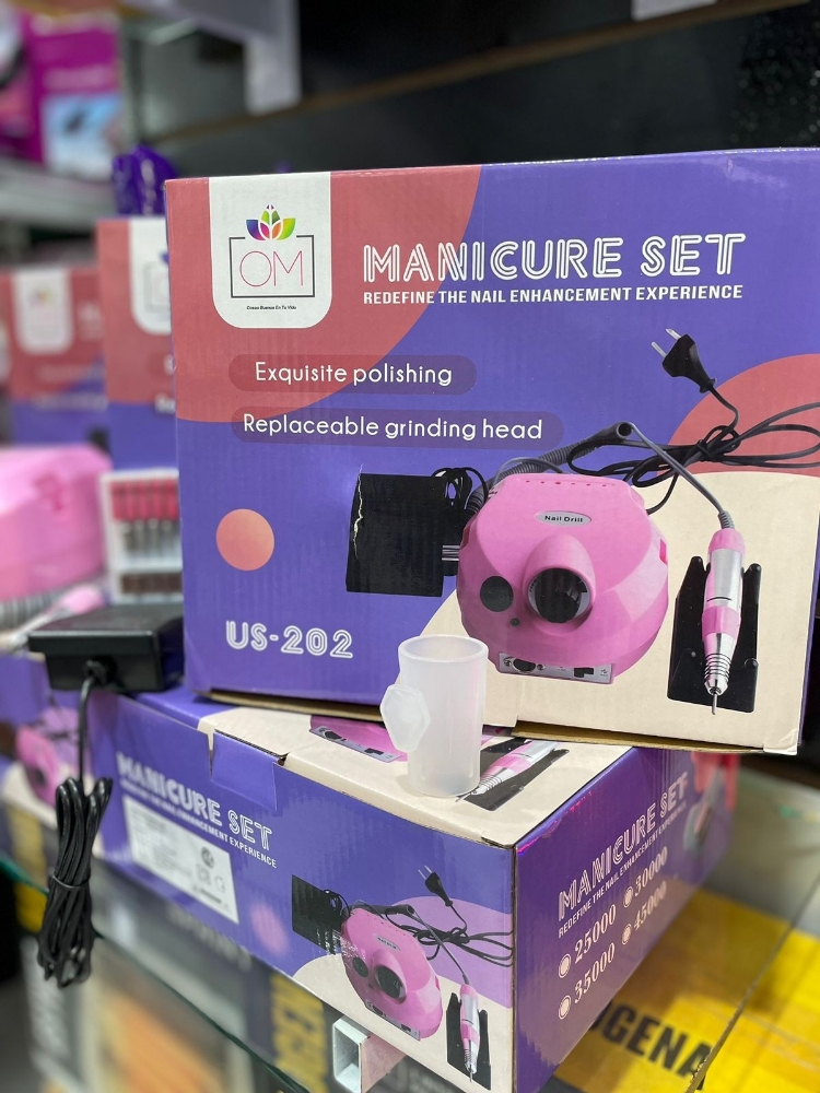Set Torno Manicura Profesional Motor Bivolt de 3000 Rpm - Imagen 7