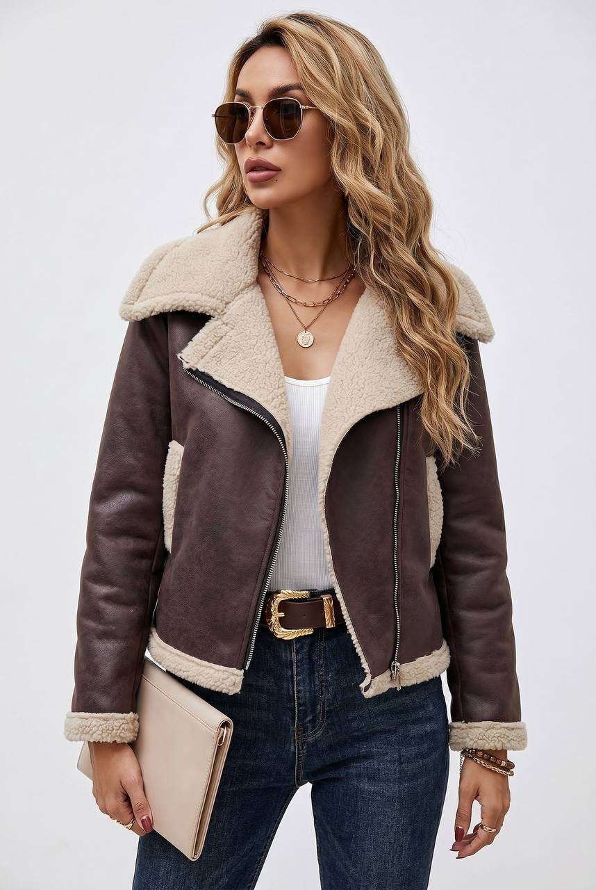 Campera de Gamulan con Borrego y Cierre - Imagen 2