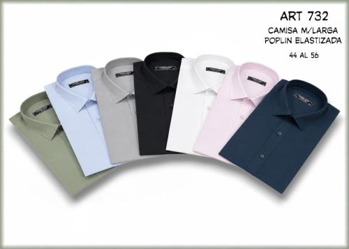 Camisas Manga Larga Elastizadas