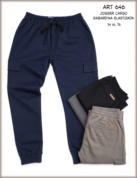 Joggers de Gabardina