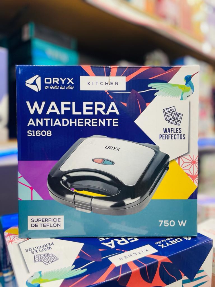 Waflera Antiadherente Oryx 750w S1608 - Imagen 8