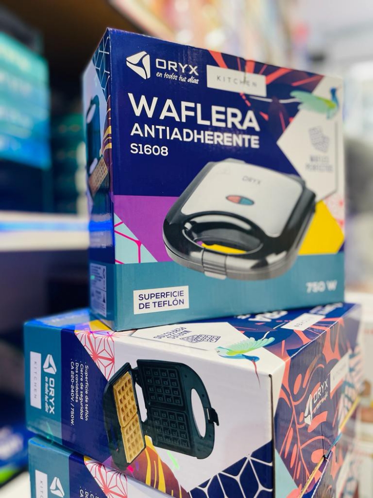 Waflera Antiadherente Oryx 750w S1608 - Imagen 7