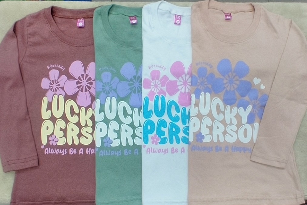 Camisetas Niñas "lucky Person" - Imagen 2