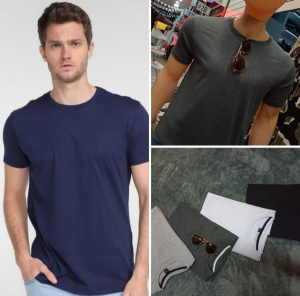 Remeras Lisas de Algodon