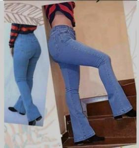 Jeans Oxford Mujer " Celeste "