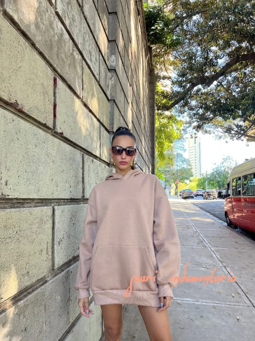 Buzo Oversize con Forreria en la Capucha