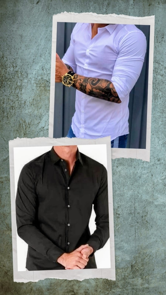 Camisas Lisas Entallada - Imagen 3