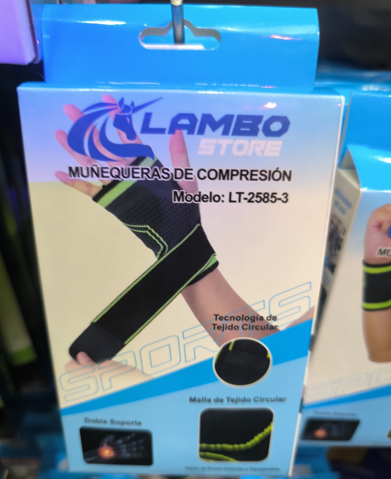 Muñequera con Soporte Pulgar Ajustable - Imagen 2