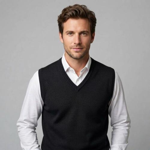 Chaleco de Hilo para Hombre (lana Acrílico Lansul)