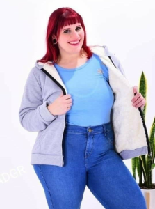 Campera de Jersey con Piel Especial