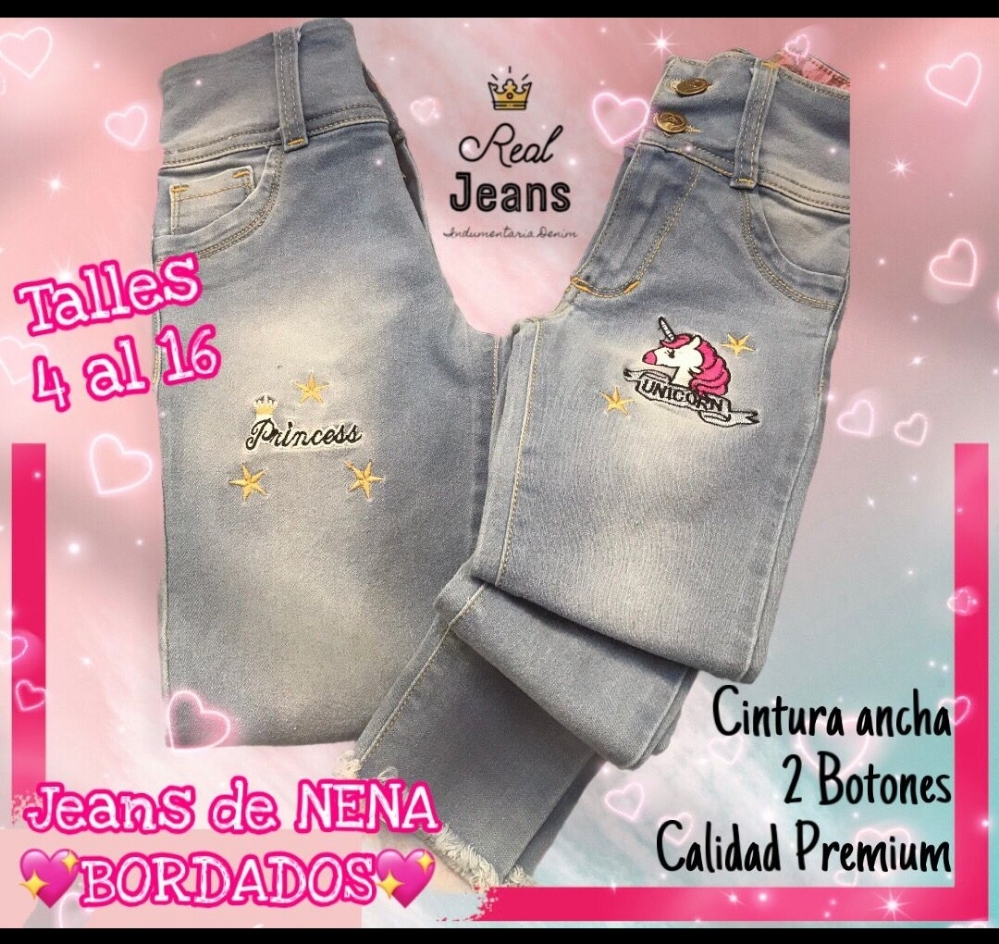 Jeans Nenas Bordados - Imagen 3