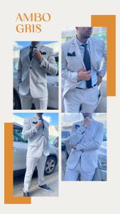 Promo Traje Hombre  Conjunto +camisa+accesorios - Miniatura 4